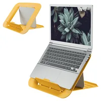 Leitz Workplace Ergo Cosy Höhenverstellbarer Laptopständer - Detailfarbe: Gelb - Bildschirmdiagonale in Zoll: 13