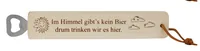 Trendcompany Flaschenöffner Himmel & Bier, 29 cm - Anlass: Fun - Geburtstag - Weihnachten - Empfänger Geschenke: Für Frauen - Für Männer - Produkttyp Geschenke: Flaschenöffner