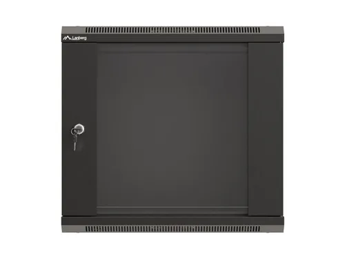 Lanberg WF03-5309-10B rack cabinet 9U Wall mounted rack Black