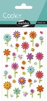 Clairefontaine Motivsticker 3D Blumen - Motiv: Blumen/Gärten