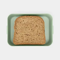 Brabantia Lunchbox Make & Take 1.1 l, Hellgrün - Materialtyp: Kunststoff - Unterteilungsmöglichkeit: Nein - Material: Recycling Kunststoff - Set: Nein - Motiv: Ohne Motiv - Anwender: Erwachsene - Kinder