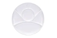Kadastar Fondue-Teller Classic, 26 cm Weiss - Anzahl Personen: 1 - Materialtyp: Keramik - Material: Keramik - Detailfarbe: Weiss - Durchmesser: 26 cm
