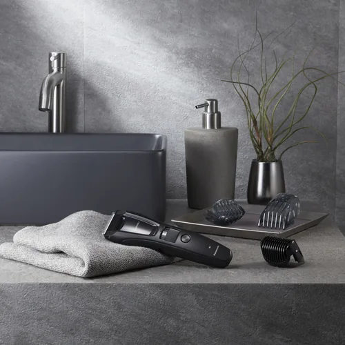 Panasonic ER-GB61-K503 Trimmer für Herren, Bart und Kopf, 3-in-1
