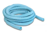 DeLOCK Woven Sleeve self-closing heat-resistant 5 m x 10 mm blue