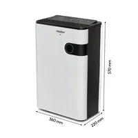 Medion Entfeuchter DH30S, 40 m² - Typ: Entfeuchter - Funktionen: Abschaltautomatik - Display - Timerfunktion - Touch Control - Wäschetrocknung - Detailfarbe: Schwarz - Weiss - Entfeuchtungsleistung /24h: 24 l - Hygrostat: Keine Angaben