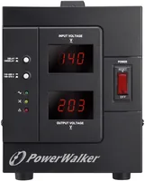 PowerWalker AVR 2000/SIV voltage regulator 2 AC outlet(s) 230 V Black
