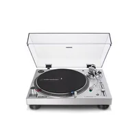 Audio-Technica AT-LP120X Direktangetriebener Plattenspieler, silber