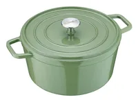 Berndes Bräter b.iron 20 cm - Material: Gusseisen - Topfart: Bräter - Kompatible Kochfelder: Backofen - Glaskeramik - Gas - Induktion - Elektro - Antihaftbeschichtung: Ja - Detailfarbe: Grün - Spülmaschinenfest: Nein