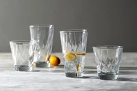 Leonardo Trinkglas Twist 300 ml, 6 Stück, Transparent - Glas Typ: Trinkglas - Material: Kalk-Natron-Glas - Detailfarbe: Transparent - Höhe: 13 cm - Verpackungseinheit: 6 Stück - Volumen: 300 ml