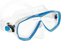 CRESSI Tauchmaske Estrella Clear/Blue - Detailfarbe: Blau - Transparent - Zielgruppe: Erwachsene - Produkttyp: Tauchmasken - Material: Glas - Polycarbonat (PC) - Silikon - Schuhgrösse (EU): Keine