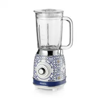 Ariete Standmixer Capri ARI-583-CAP Blau - Motorleistung: 1000 W - Funktionen: Zerkleinern - Mixen - Ice Crush - Fassungsvermögen Saftbehälter: 1.5 l - Detailfarbe: Blau