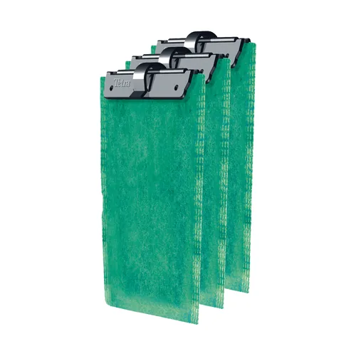 Tetra EasyCrystal Filter ohne Aktivkohle, 3 Stück - Produkttyp: Filtermaterial - Grundfarbe: Grün