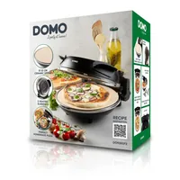 Domo DO9285PZ pizza maker/oven 1 pizza(s) 1200 W Black