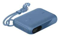 Belkin Powerbank BoostCharge 10000 mAh - Akkutyp: Lithium-Ion (Li-Ion) - Akkukapazität: 10000 mAh - Detailfarbe: Blau - USB Ladeanschluss (Output): 2 - USB-C PD: Ja - Max. Output USB-C PowerDelivery: 20 W