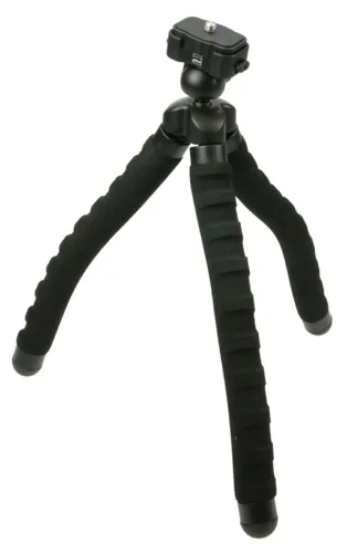Dörr Stativ Superflex Pod - Höhenverstellbar: Nein - Detailfarbe: Schwarz - Material: Kunststoff - Stativ-Bauart: Tischstativ - Stativgewinde: 1/4'' - Stativ-Ausstattung: Kugelkopf