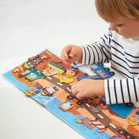 Janod Beschäftigungsspielzeug Magnetistories Baustelle - Altersempfehlung ab: 3 Jahren - Material: Karton - Eigenschaften: Keine Eigenschaft - Zertifikate: Keine Zertifizierung - Detailfarbe: Hellblau - Mehrfarbig