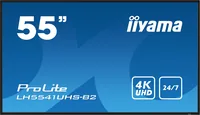 iiyama Public Display ProLite LH5541UHS-B2 54.6 - Bildschirmdiagonale: 54.6  - Auflösung: 3840 x 2160 (Ultra HD 4K) - Bildschirmhelligkeit: 500 cd/m² - Seitenverhältnis Bildschirm: 16:9 - Betriebsdauer im Dauerbetrieb: 18/7 - Schnittstellen: RJ-45 (LAN) -