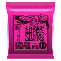 Ernie Ball Gitarrensaiten 2623 7-String Super Slinky – 09-52 - Packungsgrösse: Satz - Zu Instrument: E-Gitarre - Saitenanzahl: 7-Saiter