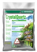 Dennerle Crystal quartz gravel slate grey, 5 kg