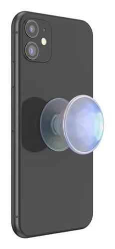 PopSockets Halterung PopGrip Frosted Iridescent - Befestigung: Kleben - Eigenschaften: Drehbar - Mobiltelefon Kompatibilität: Universal - Installationsort: Glatte Oberflächen