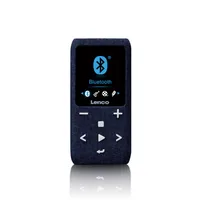 Lenco MP3 Player Xemio-861 Blau - Speicherkapazität: 8 GB - Verbindungsmöglichkeiten: 3.5 mm Klinke - Bluetooth - Player Typ: MP3 Player - Detailfarbe: Blau - Radio Tuner: FM - Tiefe: 12 mm