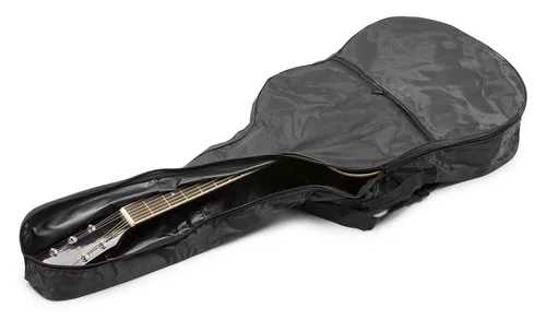 MAX Westerngitarre SoloJam Set Schwarz - Griffbrett: Palisander - Decke: Linde - Decke massiv: Nein - Gitarrengrösse: 4/4 - Mensur: 65 cm - Ausführung: Rechtshänder