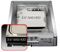 Icy Dock MB982IP-1S-1 storage drive docking station Silber