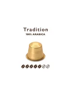 Chicco d'Oro Kaffeekapseln Tradition 100% Arabica 30 Stück - Entkoffeiniert: Nein - Produktionsland: Schweiz - Packungsgrösse: 30 Stück - Geschmacksrichtung: Keine - Getränkeart: Café Crème - Espresso - Cappuccino - Kaffeeart: Nespresso Kapseln