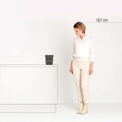 Brabantia Sort & Go Abfallbehäl. Light Grey 6 L