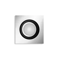 Philips Hue White & Color Ambiance Centura Einbauspot Eckig Aluminium - Lampensockel: GU10 - Farbtemperatur Kelvin: 2000 bis 6500 K - Aussenanwendung: Nein - Gesamtleistung: 4.2 W - Leuchten Kategorie: Spot - Lichtfarbe: Mehrfarbig