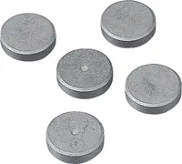 Knorr Prandell Haftmagnet 5 Stück, Silber - Detailfarbe: Silber - Verpackungseinheit: 5 Stück - Haftkraft: Leicht haftend