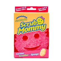 Scrub Daddy Scrub Mommy sponge Round Foam Pink, Yellow 1 pc(s)
