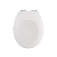 spirella Toilettensitz Neela Weiss matt - Breite: 37.3 cm - Länge: 45.5 cm - Detailfarbe: Weiss matt