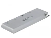 DeLOCK 64078 laptop dock/port replicator USB 3.2 Gen 1 (3.1 Gen 1) Type-C Grau