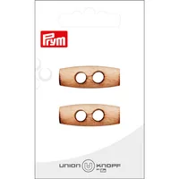 Prym Union Knopf Knöpfe 2-Loch 32 mm, 2 Stück, Crème - Detailfarbe: Crème