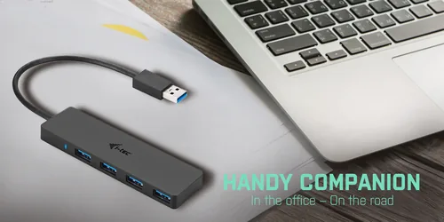 USB3.0 HUB 4Port SuperSpeed passiv i-Tec Black