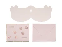 Partydeco Einladungskarte Katze 6 Stück - Motiv: Katze - Papierformat: 10 x 12.7 cm - Verpackungseinheit: 6 Stück - Inkl. Couvert: Ja - Anlass: Geburtstag