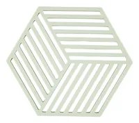 Zone Denmark Topfuntersetzer Hexagon Mint - Anwendungsbereich: Topf  - Material: Silikon - Detailfarbe: Mint - Set: Nein - Zusammenklappbar: Nein