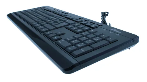 MediaRange MROS102 keyboard Universal USB QWERTZ German Black
