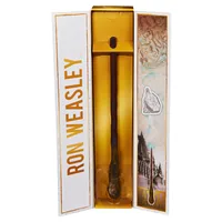 Wizarding World Harry Potter - Authentischer Ron Weasley Zauberstab (mit Hogwarts-Halterung)