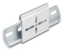 DELOCK Aluminium Montageclip für Hutschiene 60x47,8mm silber