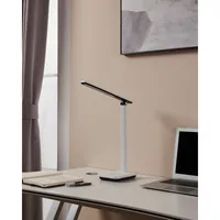 EGLO Leuchten Tischleuchte INIESTA Weiss LED 3.6W 3000-6500K - Betriebsart: Netzbetrieb - Lampensockel: LED fest verbaut - Farbtemperatur Kelvin: 3000 bis 6500 K - Gesamtleistung: 3.6 W - Dimmbar: dimmbar - Zusätzliche Ausstattung: Dimmer