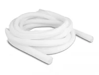 Delock Geflechtschlauch Selbstschliessend 5 m x 19 mm Weiss - Detailfarbe: Weiss - Breite: 19 mm - Länge: 5 m - Produkttyp: Kabelschlauch - Ausstattung Kabelmanagement: Zuschneidbar - Wiederverwendbar - Verpackungseinheit: 1 Stück