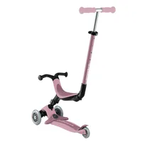 GLOBBER Scooter GO UP Active Ecologic Berry - Altersempfehlung ab: 15 Monaten - Ausstattung: Fussbremse - Höhenverstellbarer Sitz - Reifentyp:  Kunststoffreifen - Nachhaltigkeit: Nicht angegeben - Belastbarkeit: 20 kg - Einsatzgebiet: Freizeit