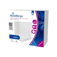 MediaRange CD-Leerhülle für 2 Dics 10.4mm transpa. Tray 5pcs