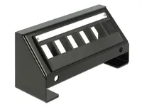 Delock Gehäuse Keystone 6-Port Tischmontage-Leerpanel - Montage: Desktop - Leistungskategorie Cat.: Ohne - Serie: Standard - E-Nr.: 0 - Typ: Gehäuse - Bauform: Leergehäuse