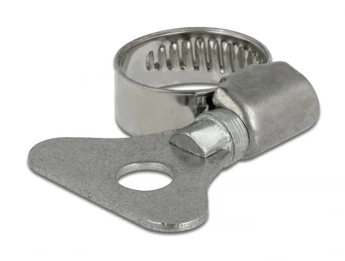 Delock Schlauchschellen-Set 13-19 mm 10 Stück - Detailfarbe: Grau - Art: Schlauchschellen