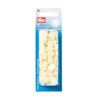 Prym Druckknöpfe Color Snaps Perle, Ø 12,4 mm, 30 Stück - Detailfarbe: Perlweiss