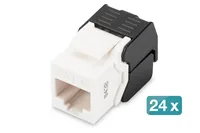 DIGITUS Keystone Jack Cat6RJ45->LSA ungeschirmt 250MHz 24St