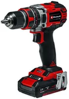 Einhell Professional Akku-Schlagbohrschrauber TP-CD 18/50 Li-i BL Kit - Produktkategorie: Schlagbohrmaschine - Werkzeugaufnahme: Schnellspannbohrfutter 13 mm - Ausstattung: Mit 2 Akkus - 1 Ladegerät & Koffer - Set: Ja - Kapazität Wattstunden: 36 Wh - Akku